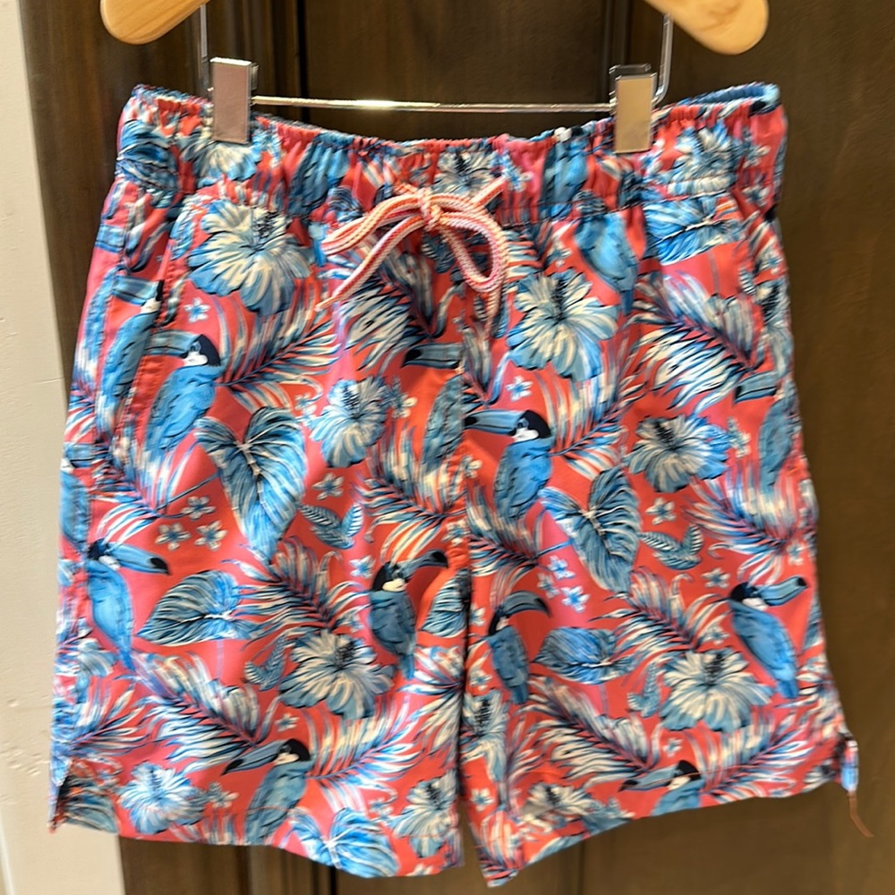 Boys Peter Millar swim trunks size S